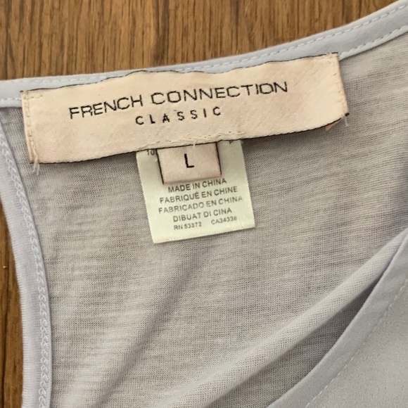 French Connection Short Sleeve Micro Pleated Top - Picture 5 of 10